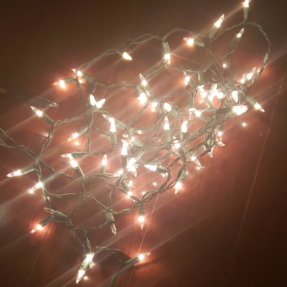 White Mini String Lights – Home Holiday